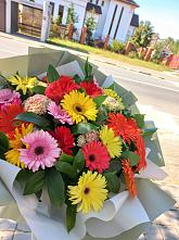 Букет цветов из:  Герберы #REPLACE_PRED# Киевке