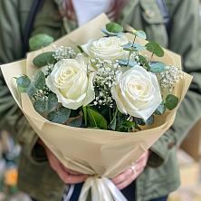 Букет Нежные грёзы в Киевке Букет цветов из: Розы в Киевке
